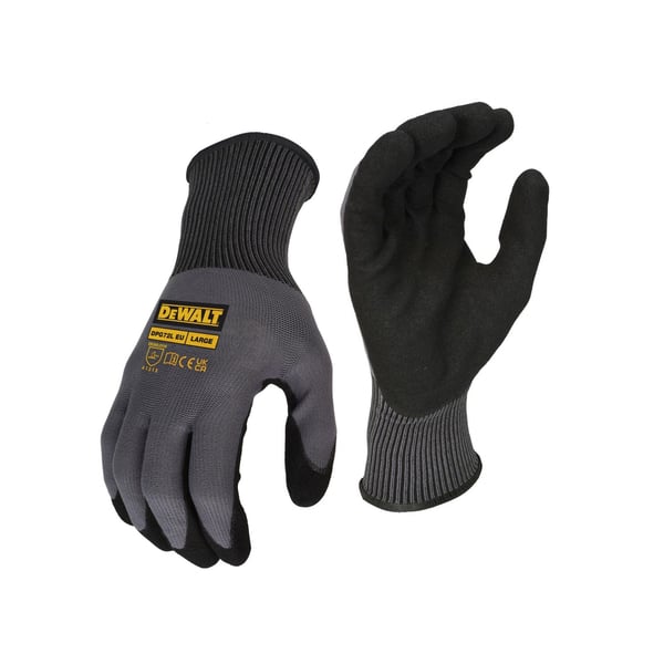 DeWALT Power Tools Coated Grip-handsker - L (størrelse 9)