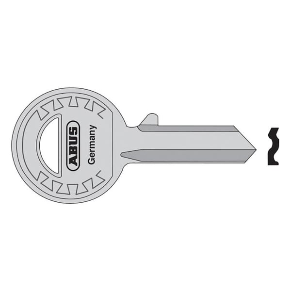 Abus Mechanical 24-41-885 Right Hand 4 Pin Key Blank