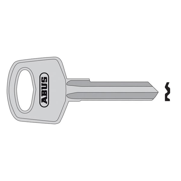 Abus Mechanical 34 Right Hand 6 Pin Key Blank