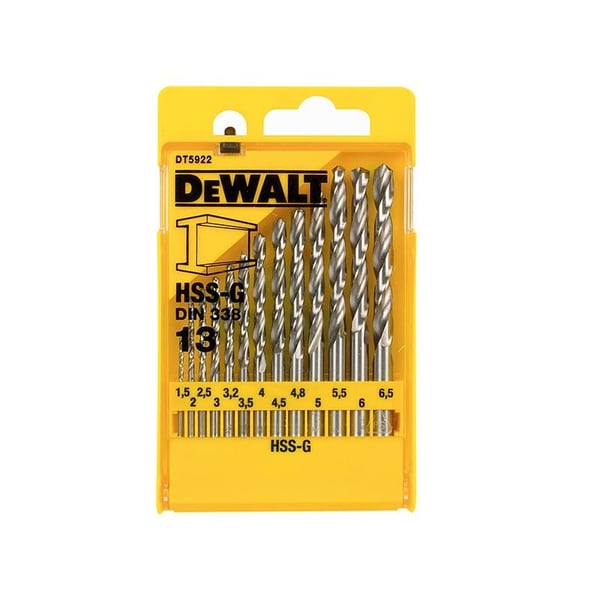 DeWALT Power Tools Hss-r jobber-bor-sæt
