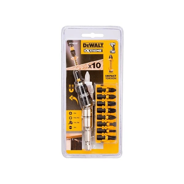 Dewalt Power Tools Dt70518 Extreme Impact Torsion Bit Set, 10 Piece