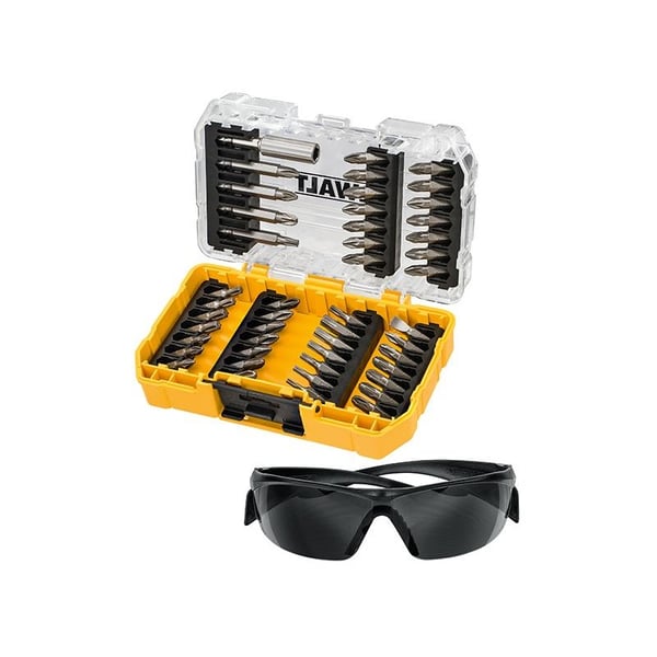 Dewalt Power Tools Dt70703 Screwdriving Set, 47 Piece + Safety Glasses