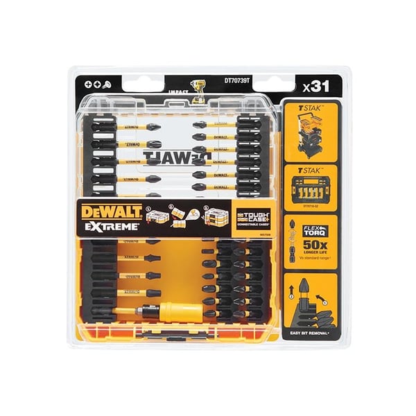 Dewalt Power Tools Dt70739t Flextorq Screwdriving Set, 31 Piece