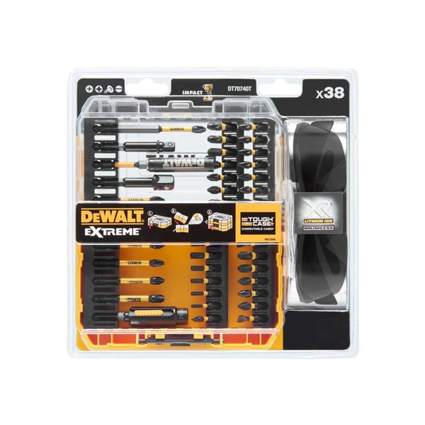 Dewalt Power Tools Dt70740t Flextorq Bit Set, 38 Piece + Safety Glasses