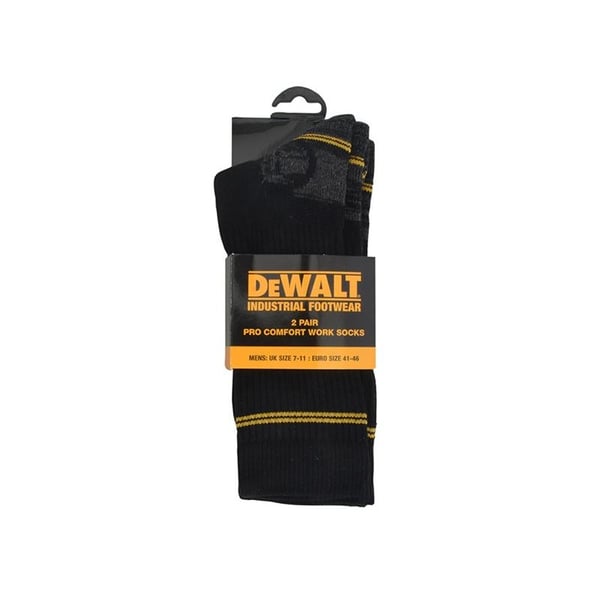 DeWALT Power Tools Pro Comfort arbejdsstrømper (pakke med 2 par)