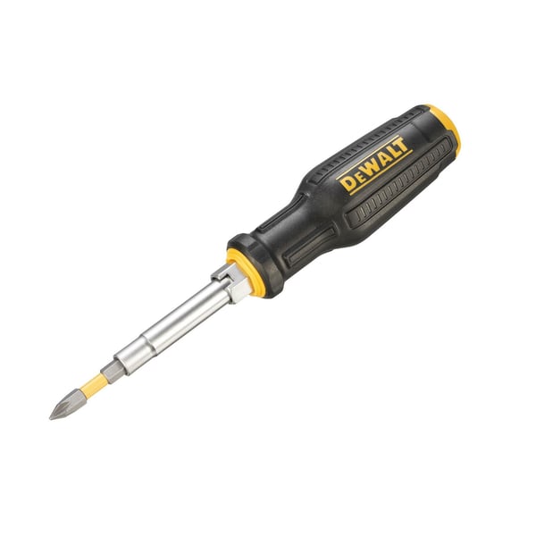 DeWALT Hand Tools Full Fit 6-vejs multi-bit skruetrækker