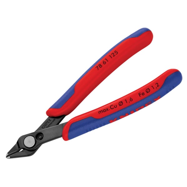 Knipex 78 61 125 Elektroniske superknive til optisk fiber 125 mm