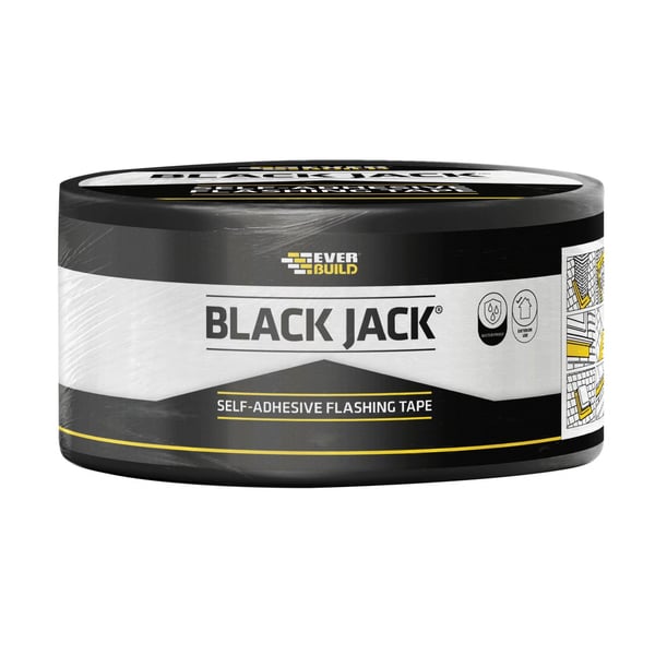 Everbuild Sika Black Jack Flashing Tape, Trade