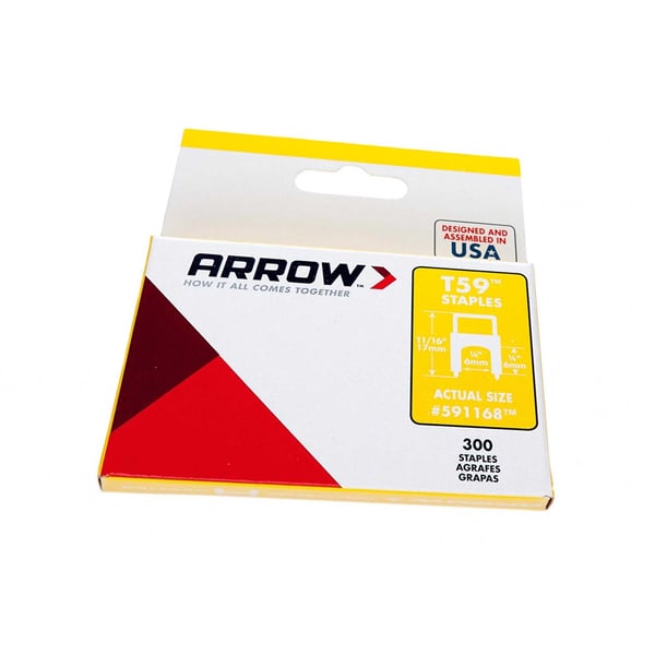 Arrow T59 Isolerade Klamrar