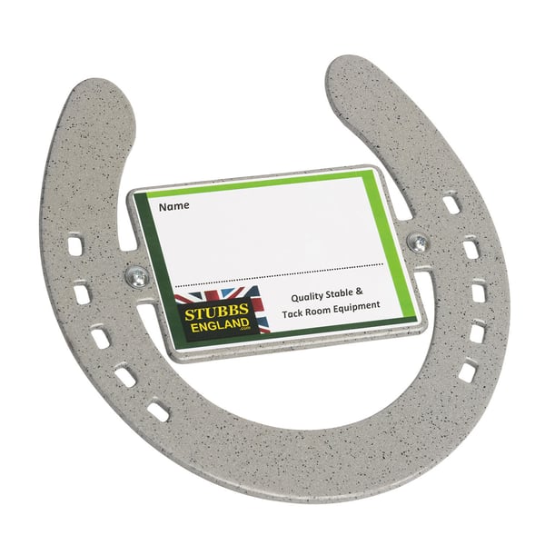 Stubbs S2670 Horseshoe Name Plate