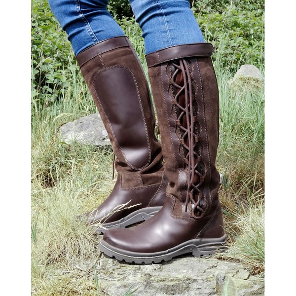 Brogini Womens/Ladies Leather/Suede Winchester Country Boots