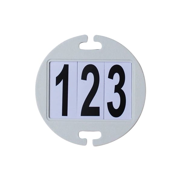 Equidisc 3 Numbers Horse Dressage Number Holder