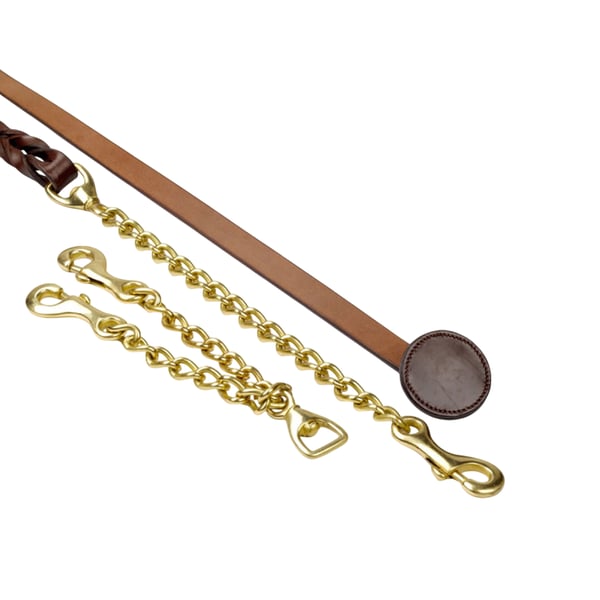 John Whitaker LCL Leather Horse Lead Rope