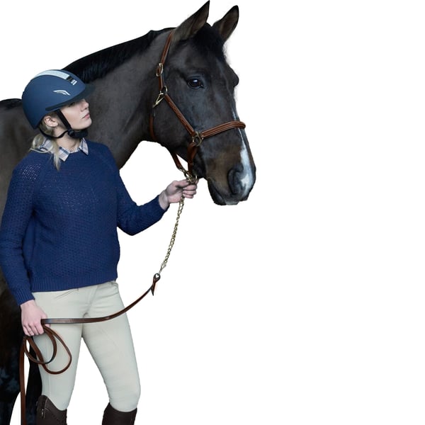 John Whitaker LCL Leather Horse Lead Rope