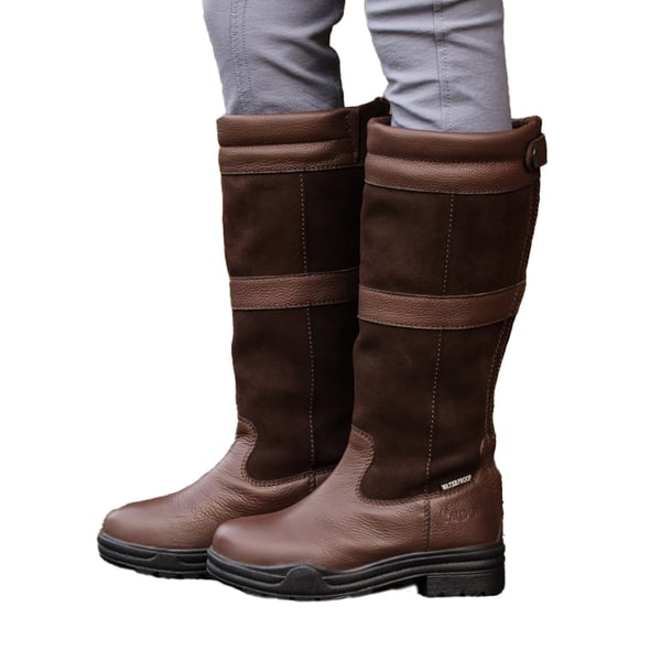 Brogini Childrens/Kids Hollingworth Piccino Leather Zip Country Boots