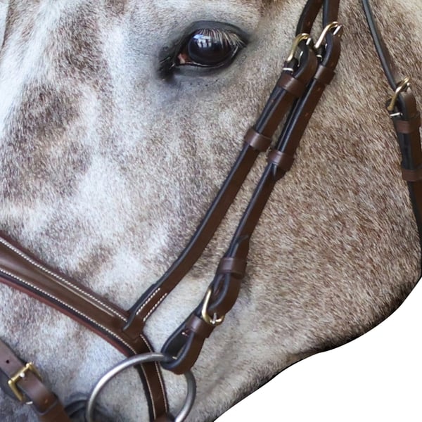 John Whitaker Pick N Mix Leather Buckle Horse Cheekpiece