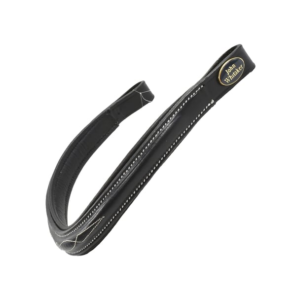 John Whitaker Pick N Mix Leather Raised Logo Horse Browband