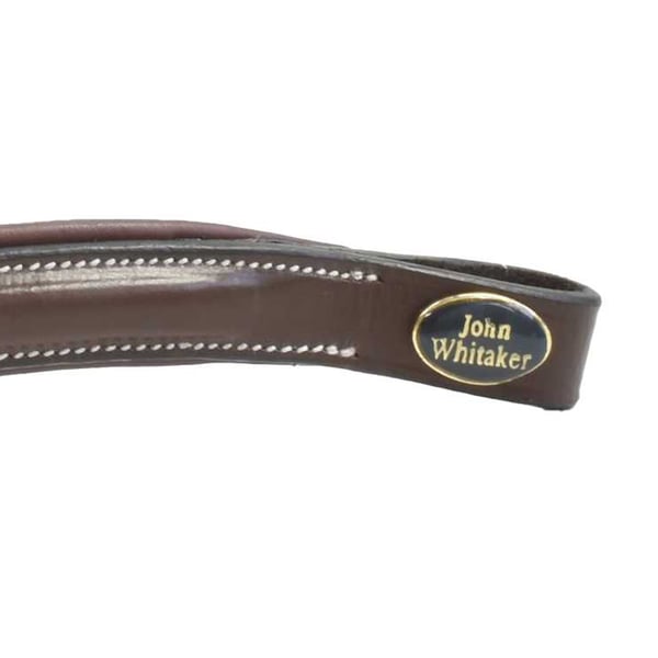 John Whitaker Pick N Mix Leather Raised Logo Horse Browband