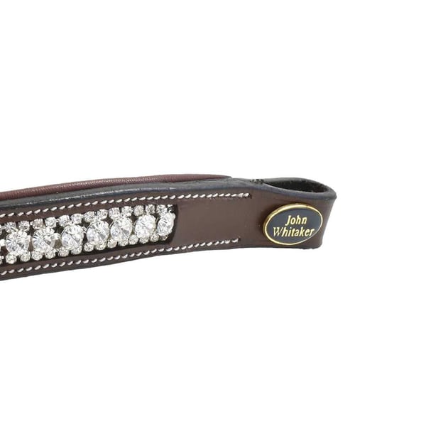 John Whitaker Pick N Mix Leather Crystal Horse Browband