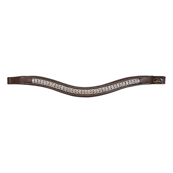 John Whitaker Pick N Mix Leather Crystal Horse Browband