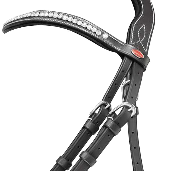 Whitaker Chicago Leather Jewelled Horse Bridle With Reins