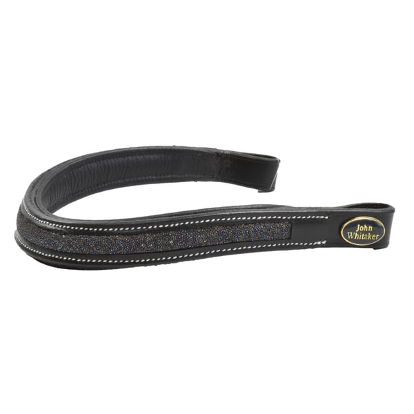 Whitaker Leather Micro Beads Horse Browband