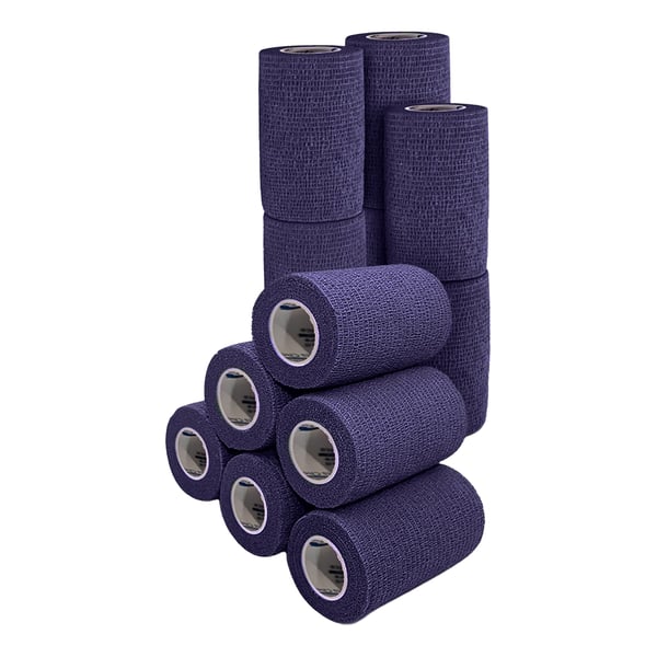 EquiMed Vetwrap itsekiinnittyvät siteet (12 kpl pakkaus)