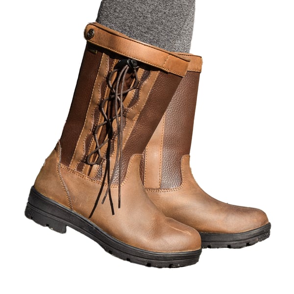 Brogini Womens/Ladies Tetbury Grain Leather Country Boots