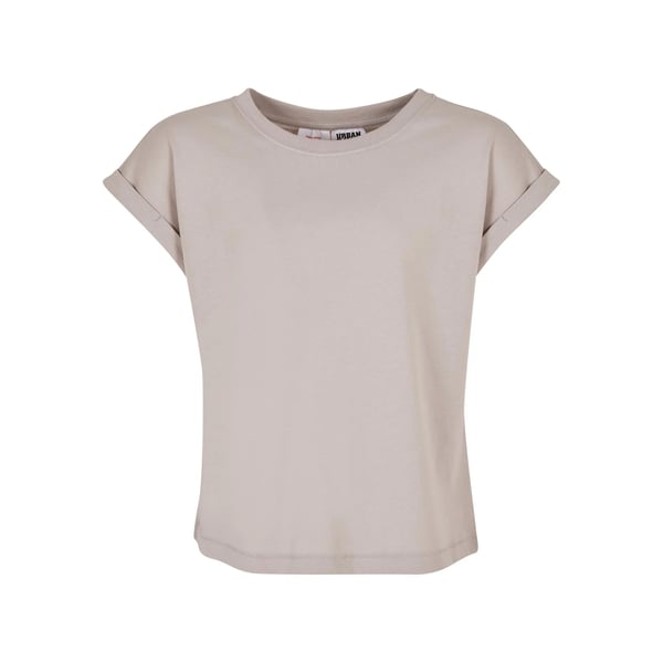 Urban Classics Girls Organic Extended Shoulder T-Shirt Urban Classics Girls Organic Extended Shoulder T-Shirt