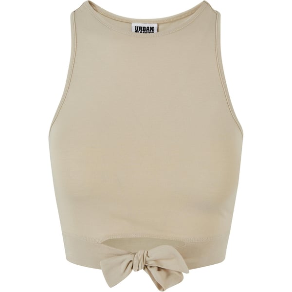 Urban Classics Womens/Ladies Front Knot Crop Top Urban Classics Womens/Ladies Front Knot Crop Top