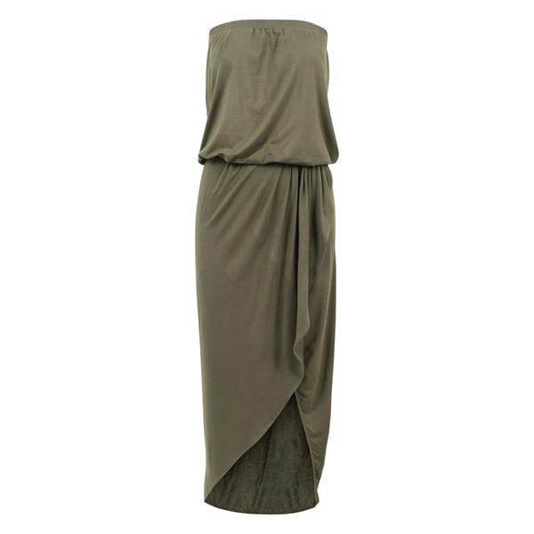 Urban Classics Womens/Ladies Viscose Bandeau Dress Urban Classics Womens/Ladies Viscose Bandeau Dress