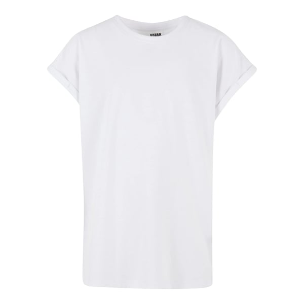 Urban Classics Girls Extended Shoulder T-Shirt (Pack of 2)