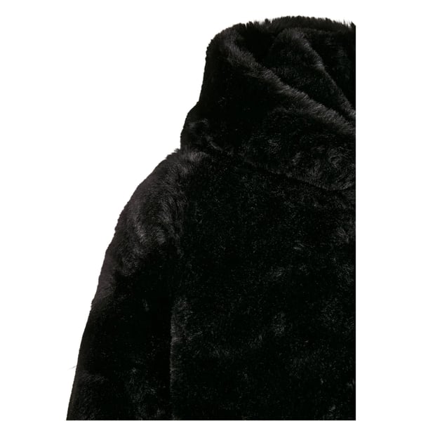 Urban Classics Girls Teddy Fleece Hooded Coat