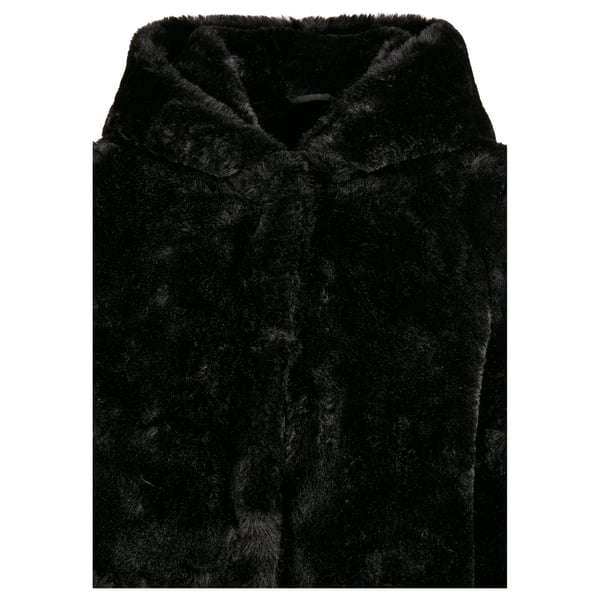 Urban Classics Girls Teddy Fleece Hooded Coat