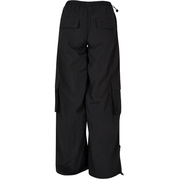 Urban Classics Womens/Ladies Nylon Crinkled Wide Cargo Trousers