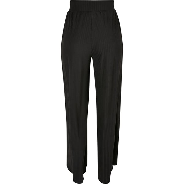 Urban Classics Womens/Ladies Jersey Ribbed Wide Leg Trousers