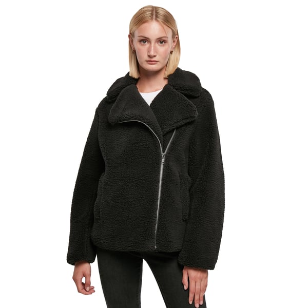 Urban Classics Womens/Ladies Sherpa Biker Jacket