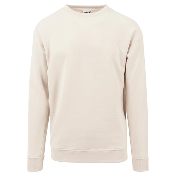 Urban Classics Sweatshirt med rund hals för män