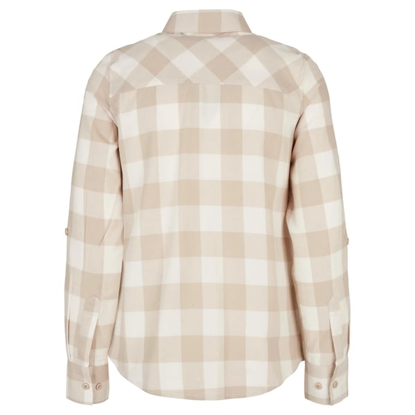 Urban Classics Naisten Ruudullinen Flannel-paita käännetyillä hihansuilla
