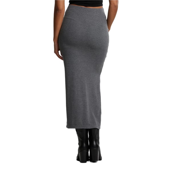 Urban Classics Womens/Ladies Ribbed High Slit Maxi Skirt