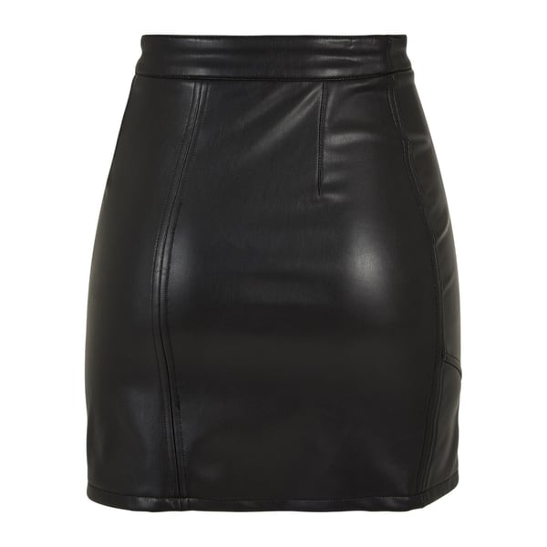 Urban Classics Womens/Ladies Biker Faux Leather Skirt