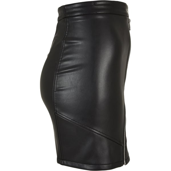 Urban Classics Womens/Ladies Biker Faux Leather Skirt