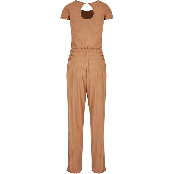 Urban Classics Womens/Ladies Ribbed Wide Leg Jumpsuit