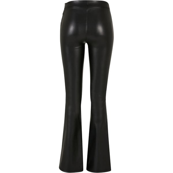 Urban Classics Womens/Ladies Synthetic Leather Flared Trousers