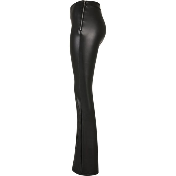Urban Classics Womens/Ladies Synthetic Leather Flared Trousers