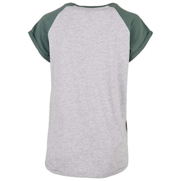 Urban Classics Naisten Kontrasti Raglan T-paita