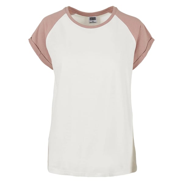 Urban Classics Naisten Kontrasti Raglan T-paita