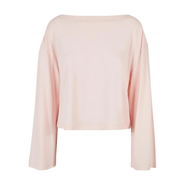 Urban Classics Womens/Ladies Modal Boat Neck Long-Sleeved T-Shirt