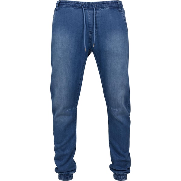Urban Classics Mens Knitted Denim Jogging Bottoms Urban Classics Mens Knitted Denim Jogging Bottoms