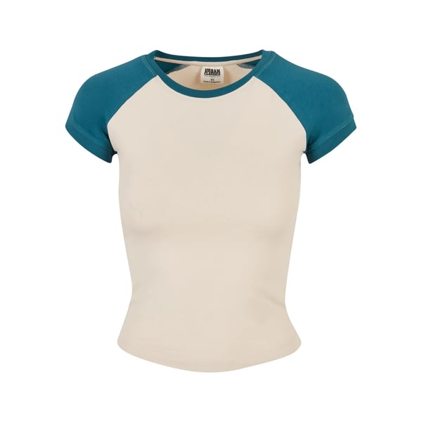 Urban Classics Naisten Retro Stretch lyhythihainen T-paita
